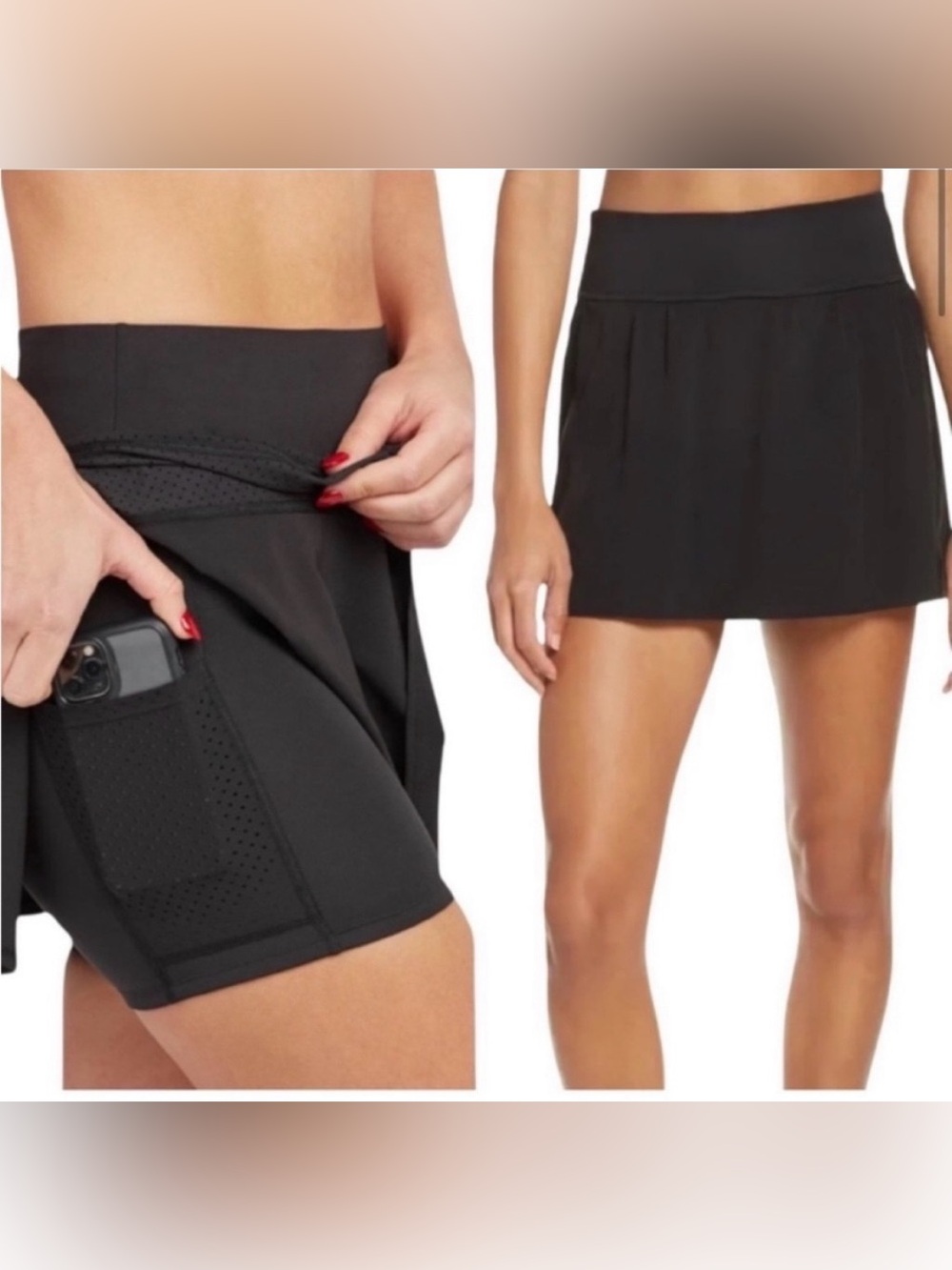 SPANX Get Moving Skort NWOT size 2X black